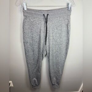 Athleta Women's Heathered Gray Pull-On Track Jogger Sweatpants Size Small‎